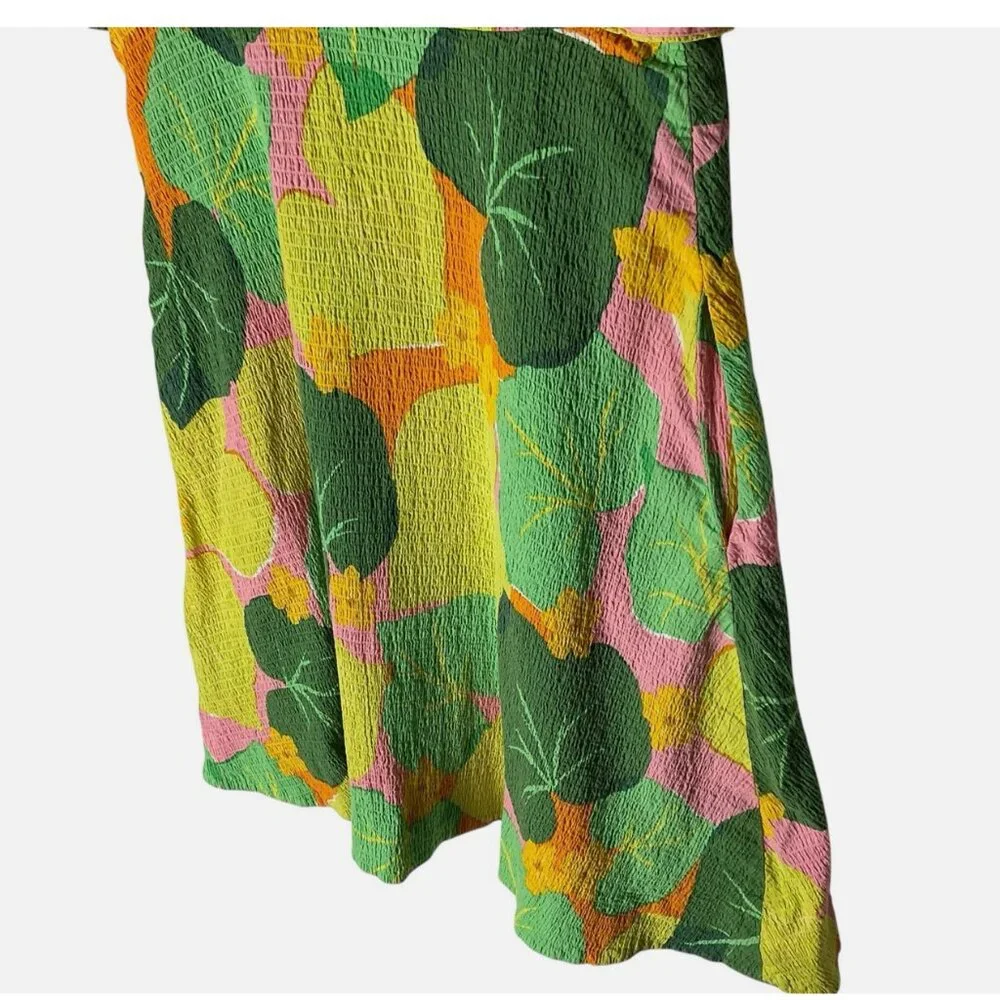 Kate Spade Cucumber Floral Swing‎ Dress